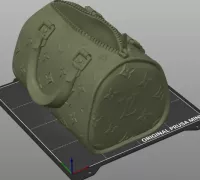 Round LV Handbag candle | 3D Print Model
