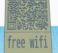 Rickroll / Prank WIFI Connect QR Code / Funny 3D Printed -  Sweden