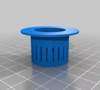 STL file BATHROOM SINK STRAINER HAIR CATCHER DRAIN PROTECTOR V2 💇・3D  printable design to download・Cults