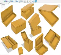 STL file Boîte de Rangement avec Compartiments / Storage Box with  Compartments 📦・3D printer design to download・Cults