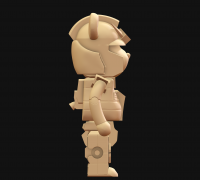 I made an #louisvuitton bearbrick #3d #3dprinting #bearbrick