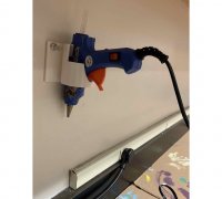 Free STL file Hot Glue Gun Holder 🥵・3D print design to download