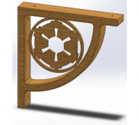 STL file STARWARS GALACTIC EMPIRE LOGO COASTER 3D 🏠・3D print design to  download・Cults