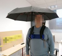 backpack umbrella holder 3D Models to Print - yeggi