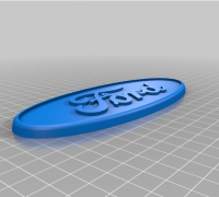 Free STL file Ford Logo Bookmark 🚙・3D print design to download・Cults