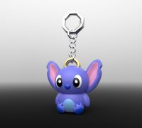 STL file lilo and stitch keychain holder / porta lilo y stitch