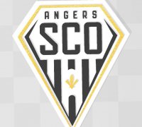 STL file Logo soccer team racing Club de Strasbourg Alsace ligue 1・Template  to download and 3D print・Cults