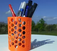 STL file christmas santa claus mug, pen holder, pencil case 🎄・3D printable  model to download・Cults