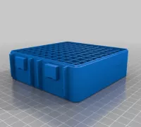 3D file AMMO BOX 223 REM AMMUNITION STORAGE 223rem CRATE ORGANIZER 📦・3D  printable design to download・Cults