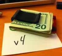 3D printed card holder and money clip・Cults