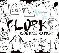 FLORK MEME COOKIE CUTTER by maosalas, Download free STL model