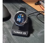 STL file TicPuck (minimal charger adapter for TicWatch Pro 5 & Pro 3, Pro 3  Ultra) ⏰・3D printable model to download・Cults