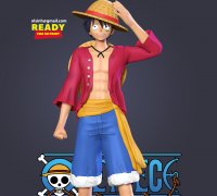 3D file Luffy One Piece Funko Pop Toyart ⚙️・Model to download