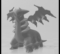Pokemon Giratina Origin 3D model 3D printable