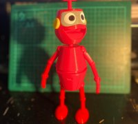 Rare repro 3D Nono le petit Robot version Or d’Ulysse 31 10cm neuf 