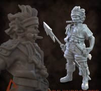 STL file Cursed Pirates Crew miniature (DND,PATHFINDER,TABLETOP)  🏴‍☠️・Model to download and 3D print・Cults