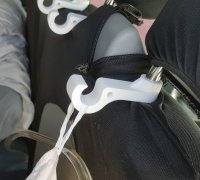 STL-Datei Haken für die Tasche der Kopfstütze im Auto 🎲・3D-Druckvorlage  zum Herunterladen・Cults