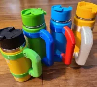Hobby Lobby Wide Mouth Hydroflask Bubba 40 Oz 64oz HOGG Sippy Cup 10 & 12 Oz  Cup Turner Insert Adapter 3d Printed Hub 26 