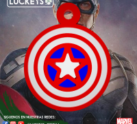 Marvel Keychain 3d "shield Captain America" 
