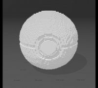 STL file 2D Wall Decoration - Pokemon Pokeball 🐉・3D print