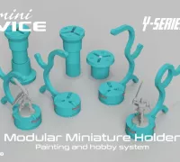 Vise Miniature Holder For Painting by 3D Printing Dude, Download free STL  model