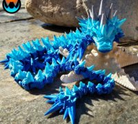 Articulated Dragons 3D Print STL for Download 