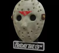 STL file Jason Voorhees - Mask - Best Mask 🎃・3D print design to  download・Cults