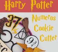 STL file HARRY POTTER CAKE TOPPER NUMBERS 🍰・Template to download and 3D  print・Cults