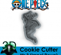 Free 3D file Hana Hana No Mi Cookie Cutter / One Piece 🍪・Model