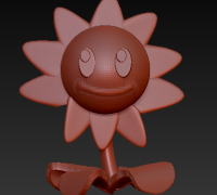 STL file Double sunflower (Plants vs Zombies) 🌻・3D printer