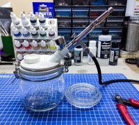 airbrush cleaning pot 3D Models to Print - yeggi