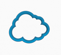 STL file Cloud cookie cutter ☁️・3D printing template to download・Cults