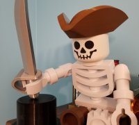OBJ file NotLego Lego Pirate Ship Model 301 🏴‍☠️・3D printing idea to  download・Cults
