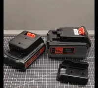 black decker 18v battery holder by 3D Models to Print - yeggi