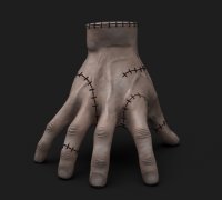 The Thing / Wednesday / Netflix / Hand / 3D printed hand Addams Family  Netflix series, various sizes and variants., 45mm, Hautfarbe / Skin, Standard