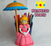 Bowser Funko Peach 3D model 3D printable
