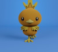 STL file Pokemon all fire starters diorama 🐉・3D printing model to  download・Cults