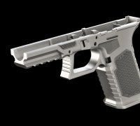 STL file Airsoft WE - tech Glock 17 / 19 (gen3) SBR kit 🔫・3D printable  design to download・Cults