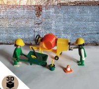 STL file Back To The Future Train (Playmobil scale) 🔙・3D printer