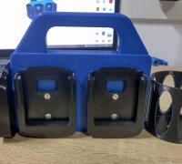 STL file Bosch 18V battery wall mount ( blue/Professional ) 🔋・3D printing  idea to download・Cults