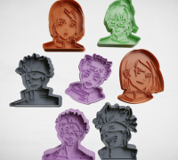 STL file Jujutsu Kaisen Button Pin 🧷・Model to download and 3D print・Cults