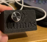 STL-Datei Deko-Schalter Lumos/Nox 🏠・3D-druckbares Modell zum  Herunterladen・Cults