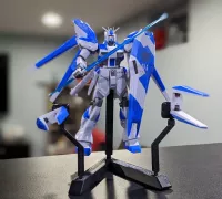 3D Printable ​GUNPLA STAND [ 1/144 - HG.RG.BB ] by 3D-IN