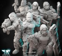 Free 3D file Sci Fi Commando 🎲・3D print model to download・Cults