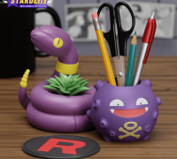 3D file James, Koffing and Meowth - presupported 🚀・3D printing