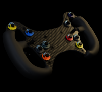 STL file GT3 Steering Wheel for Logitech G27 🛞・3D printing design to  download・Cults