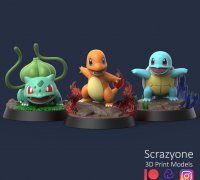 3D file Pack – Pokemon (6 models)・3D print model to download・Cults