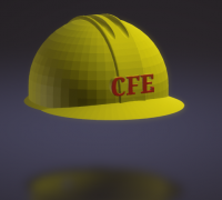 STL file construction helmet keychain - LLavero casco de obra 🚧・3D  printable model to download・Cults