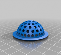 STL file Bathroom sink strainer hair catcher drain protector 💇・3D  printable design to download・Cults