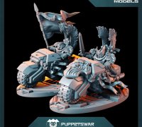 3D Printable Alliance Outrider Scout (Pre Supported) - Icarus Games by Icarus  Games